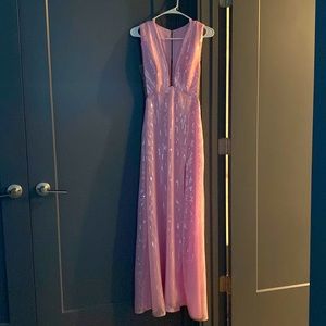 Pink event dress